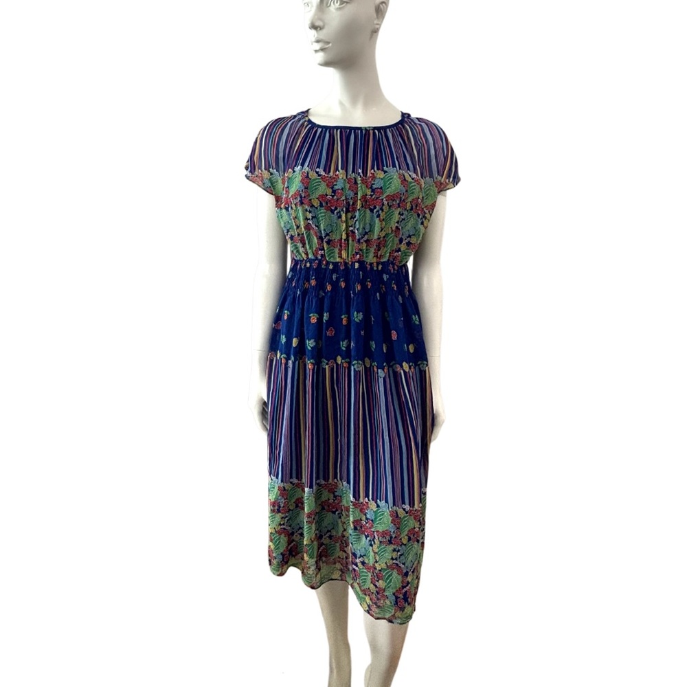 Vintage Japanese Tokyo Blouse Co Midi Dress
